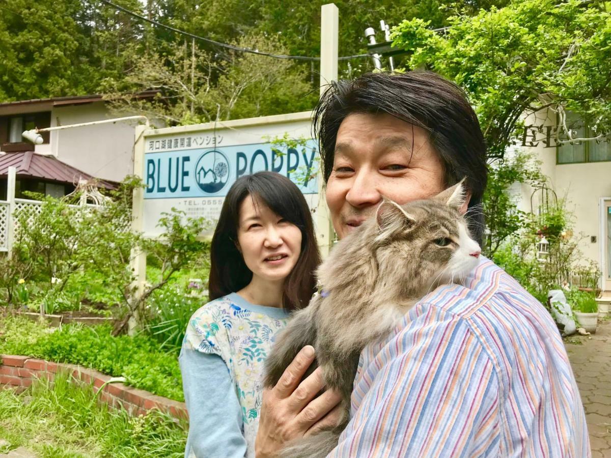 Mt Fuji Cat&Dog&Spa Pension Blue Poppy Фуджикавагучико Екстериор снимка